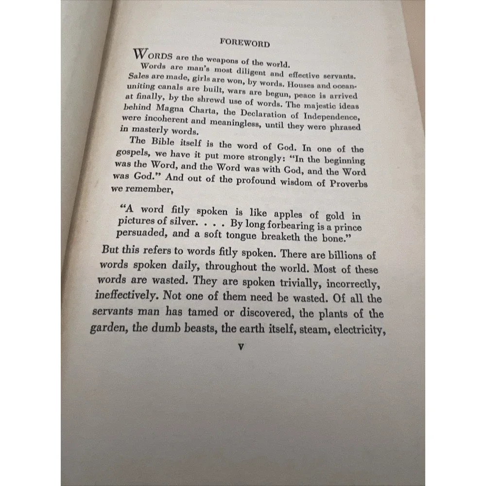 Making Words Work For‎ You, 1936, By Lloyd Edwin Smith, Blue Ribbon Books, NY